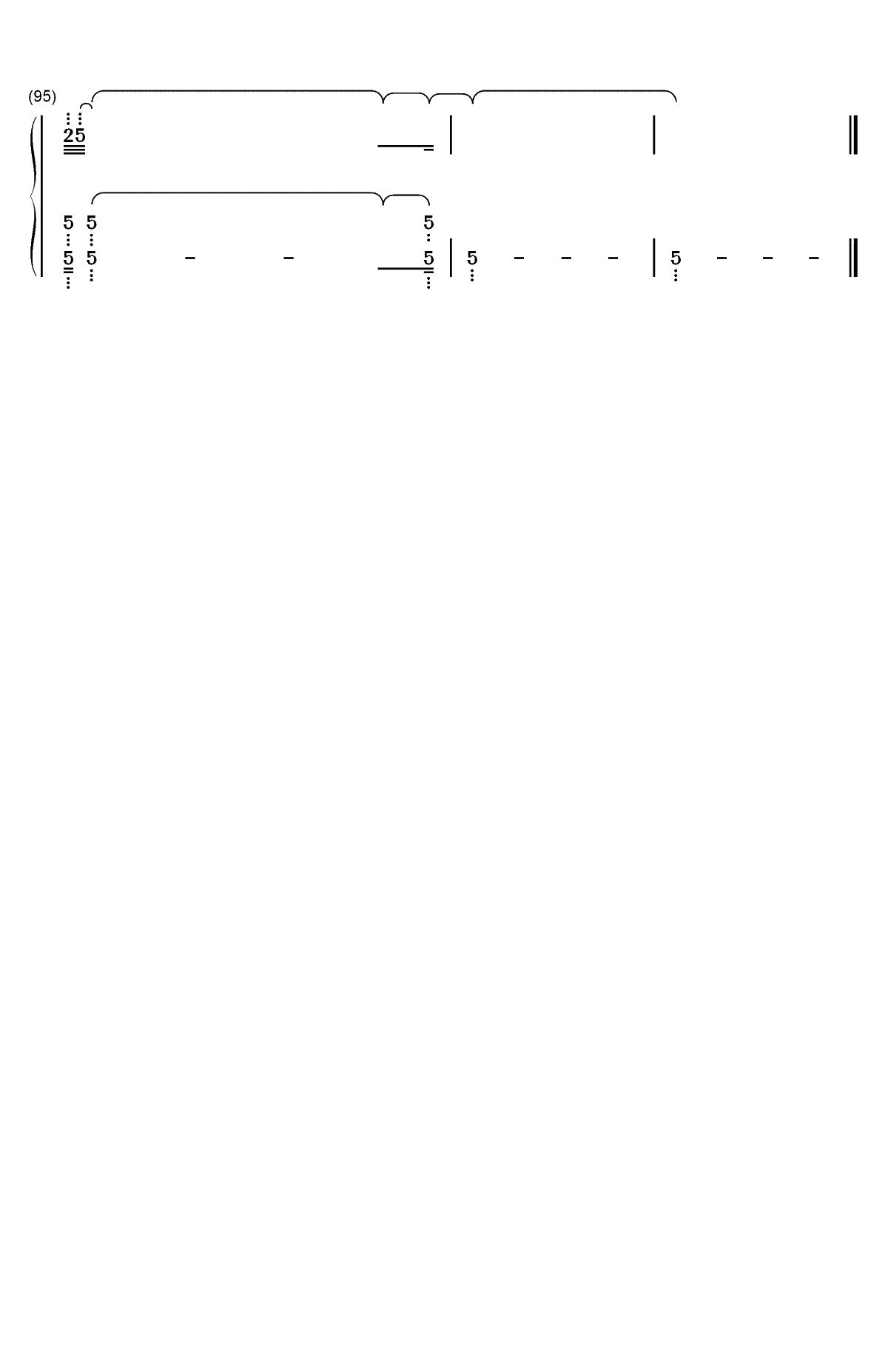 マイホームタウン-My Home Town-为美好的世界献上祝福红传说ED双手简谱预览6