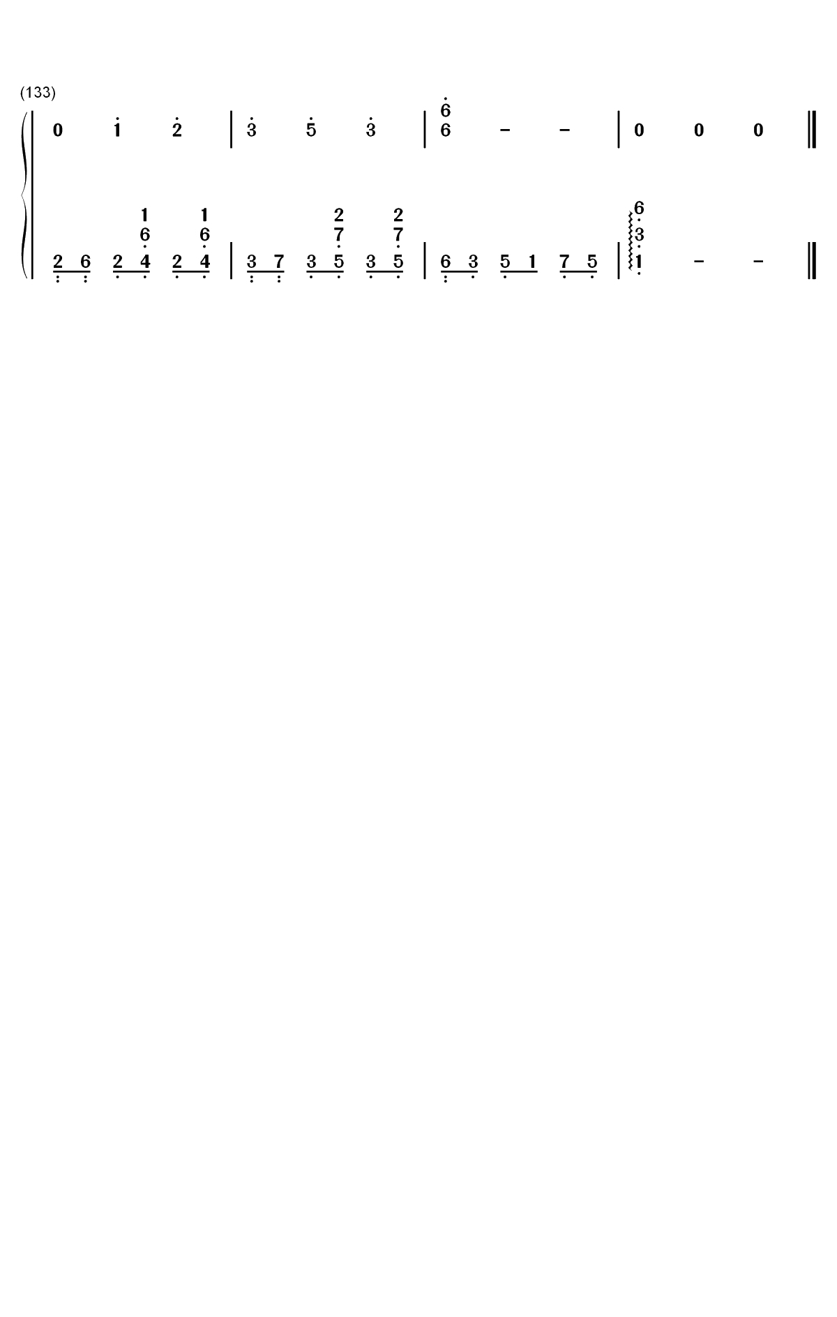 月出-双笙双手简谱预览7