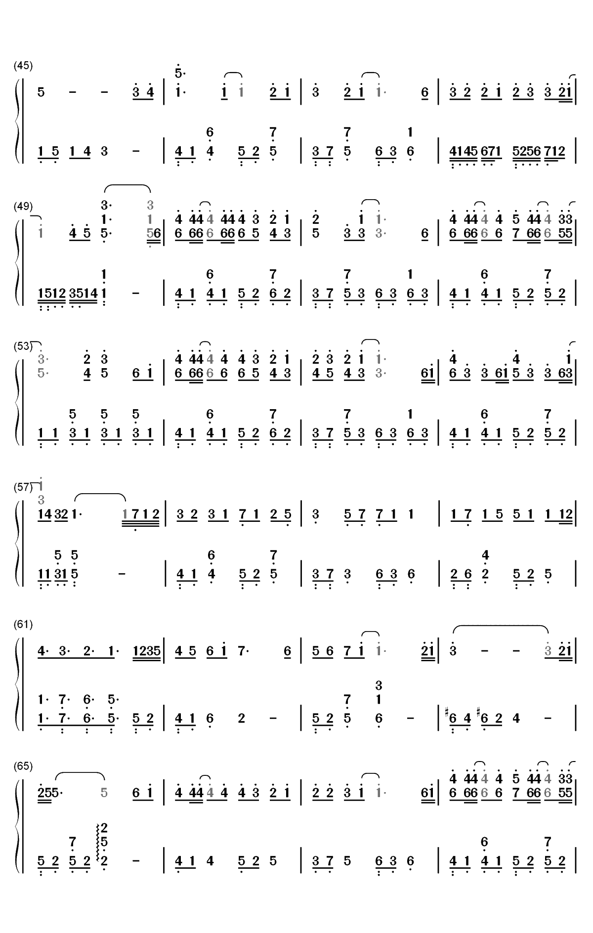 分组-陈壹千双手简谱预览3