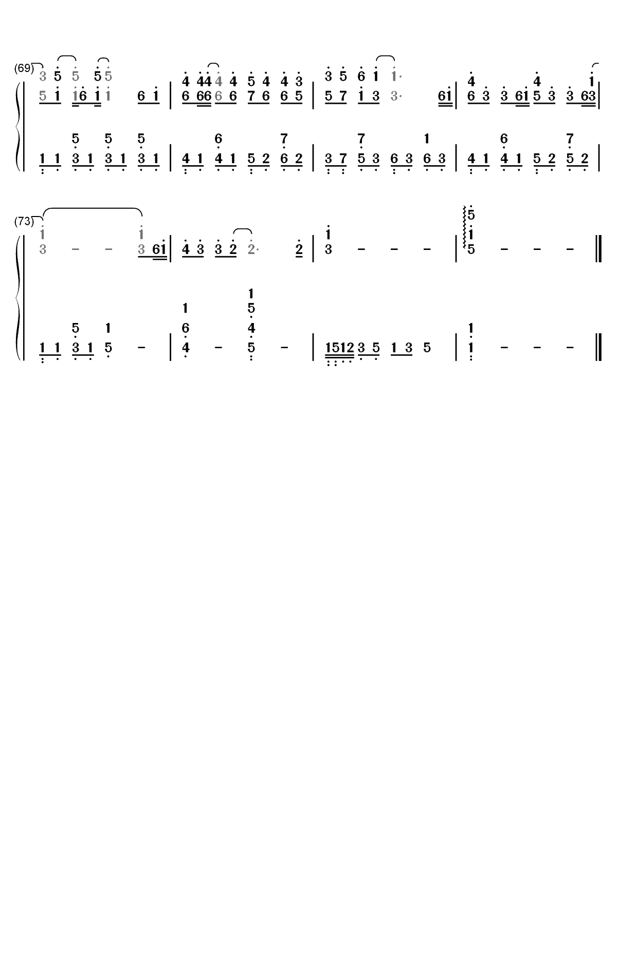 分组-陈壹千双手简谱预览4