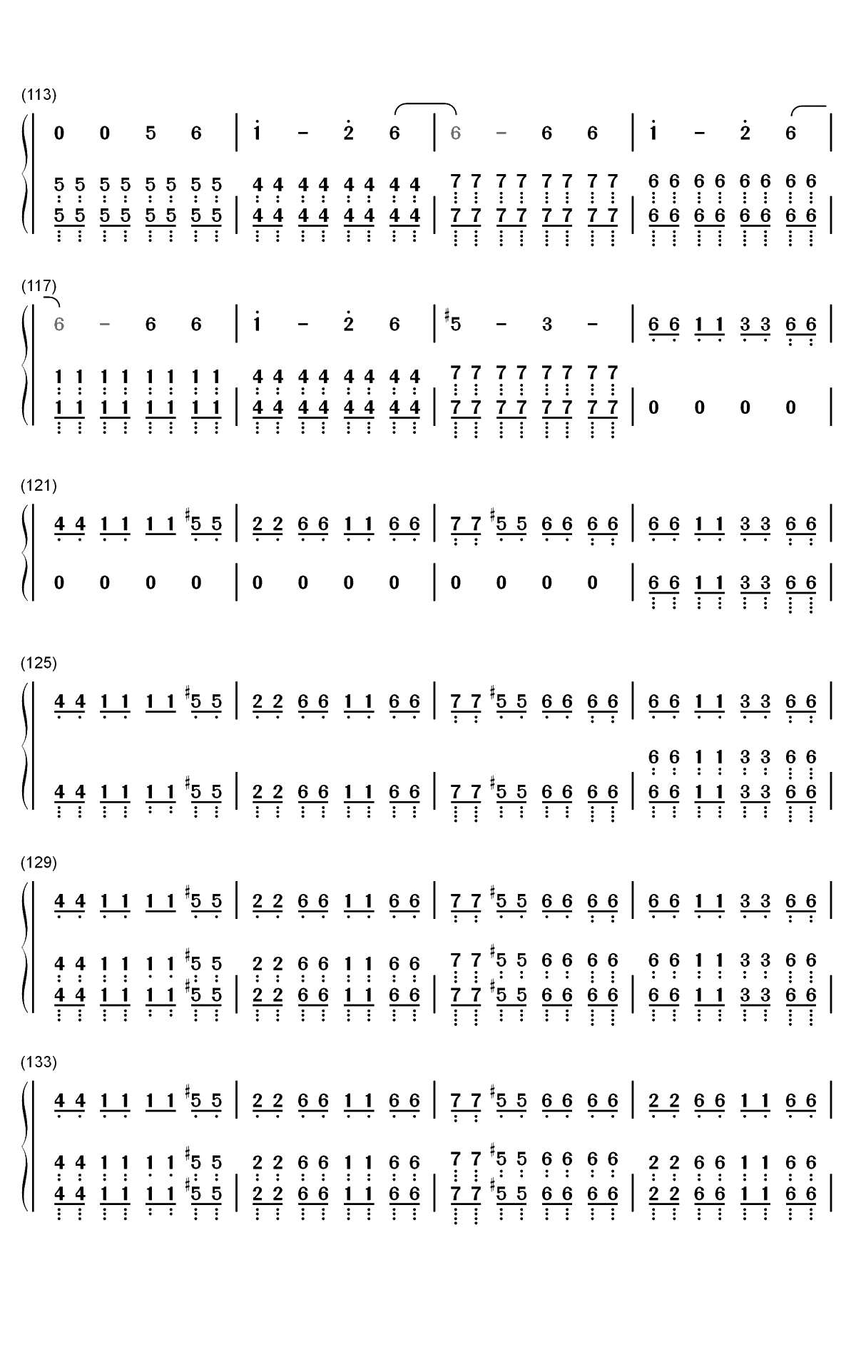 Out of the Black-我是谁没有绝对安全的系统OST双手简谱预览6