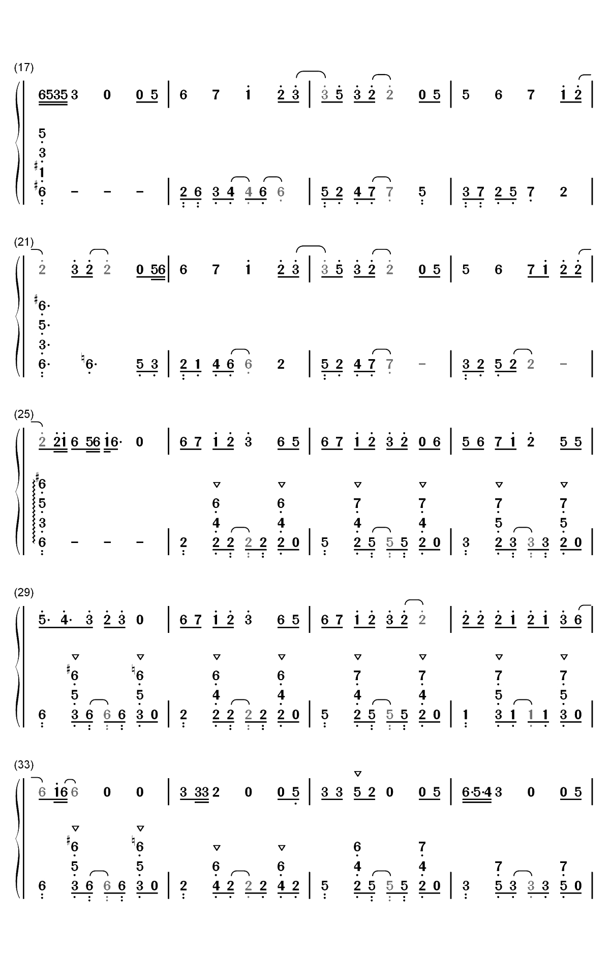 I Love You 3000 II-开口跪的好歌不容错过双手简谱预览2