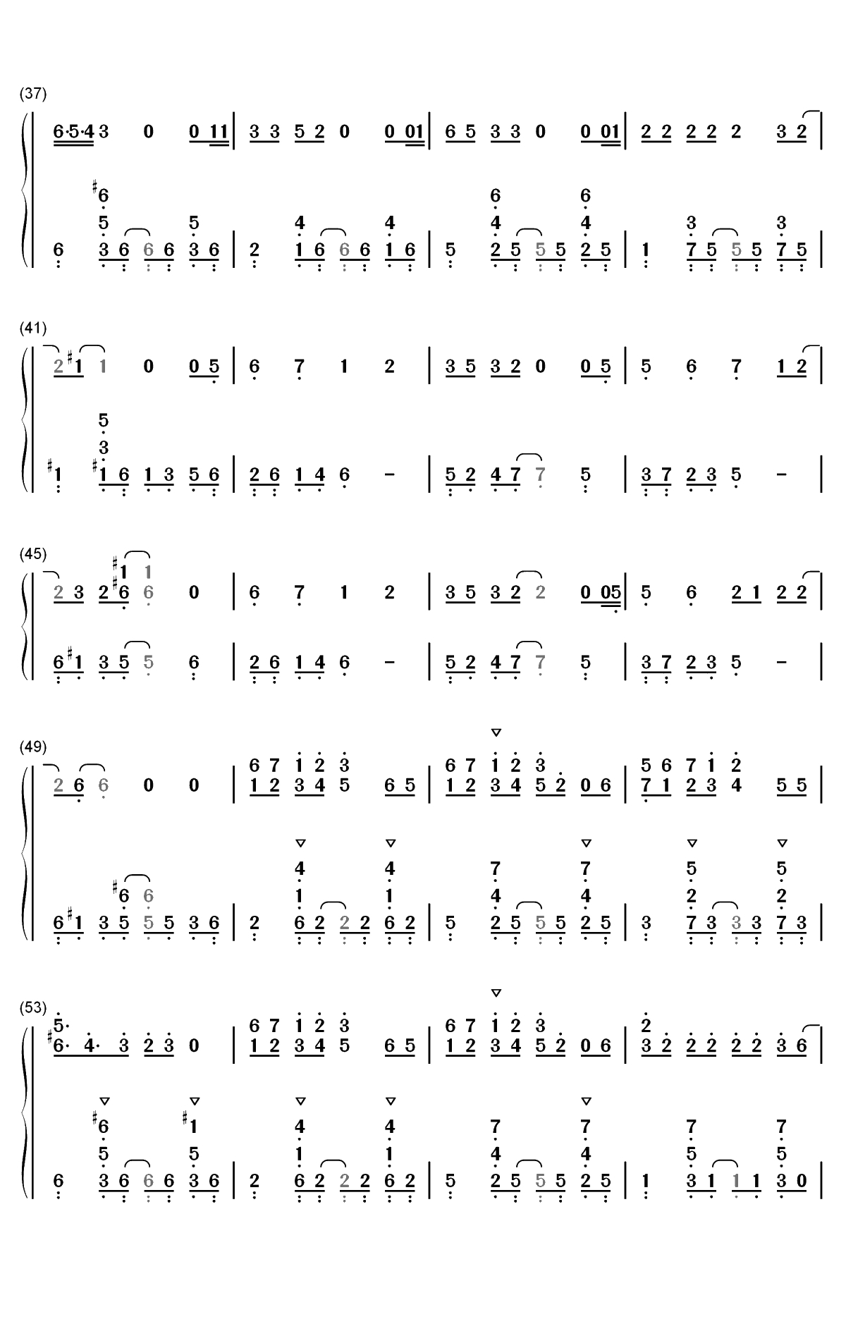 I Love You 3000 II-开口跪的好歌不容错过双手简谱预览3