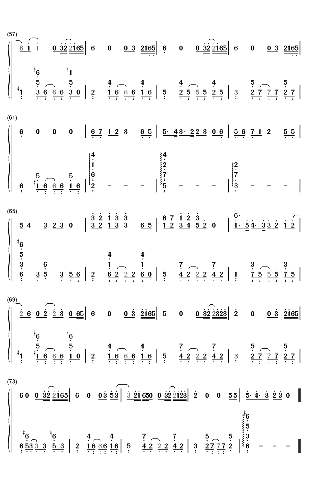 I Love You 3000 II-开口跪的好歌不容错过双手简谱预览4