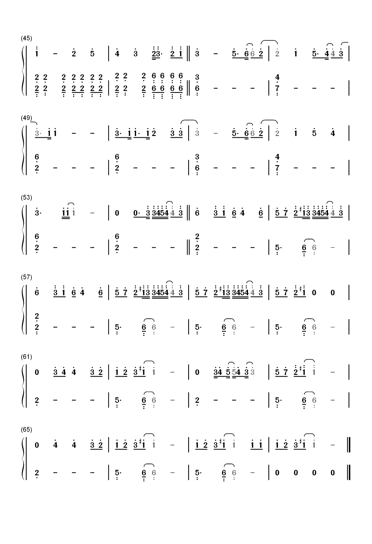 Lights Up钢琴简谱-数字双手-Harry Styles2