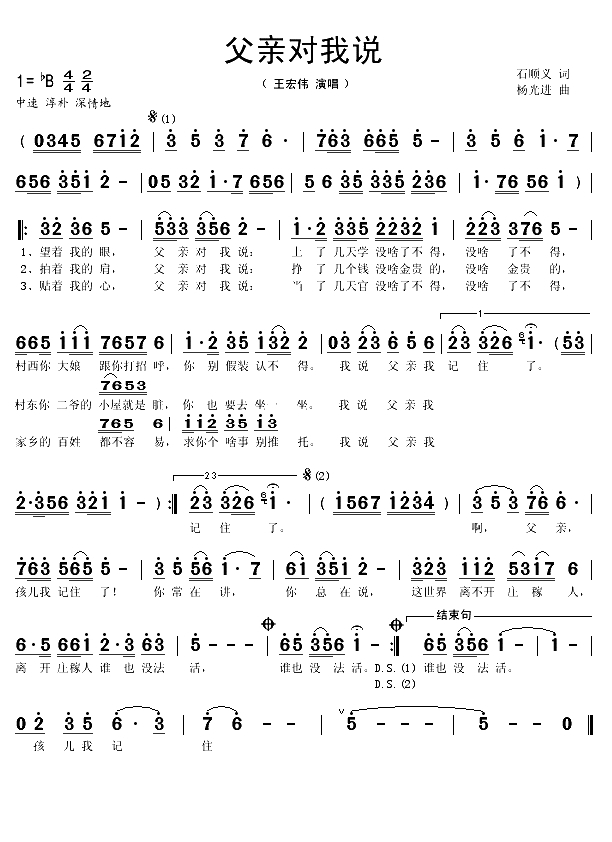 父亲对我说（石顺义词 杨光进曲）(1)_原文件名：父亲对我说1.gif