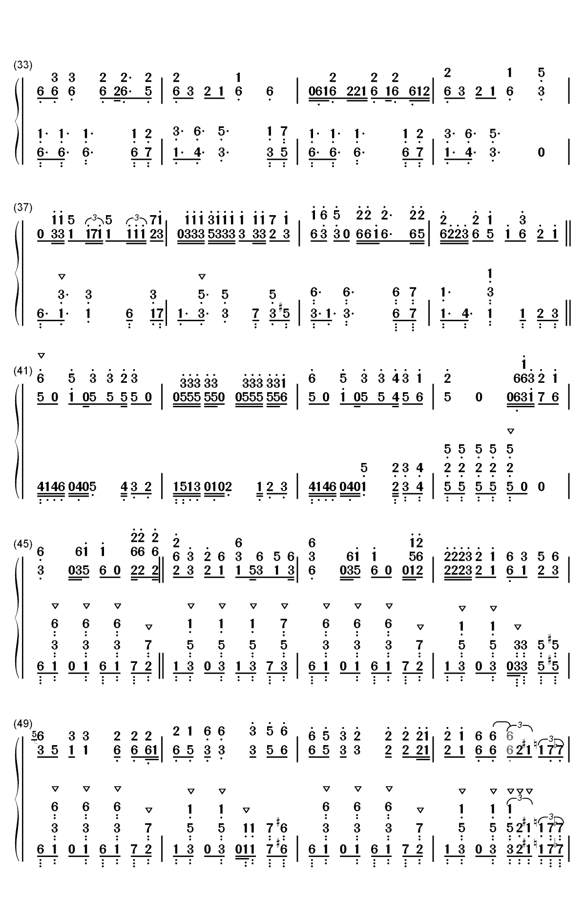 South of the Border-Ed Sheeran双手简谱预览3