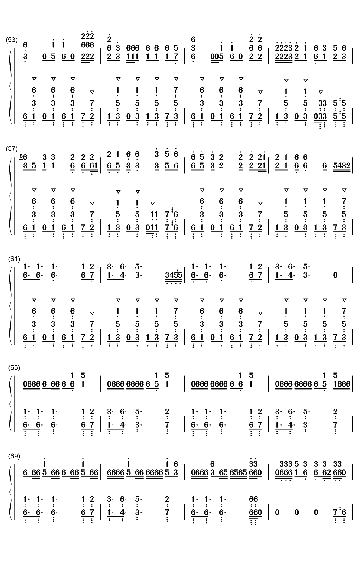 South of the Border-Ed Sheeran双手简谱预览4