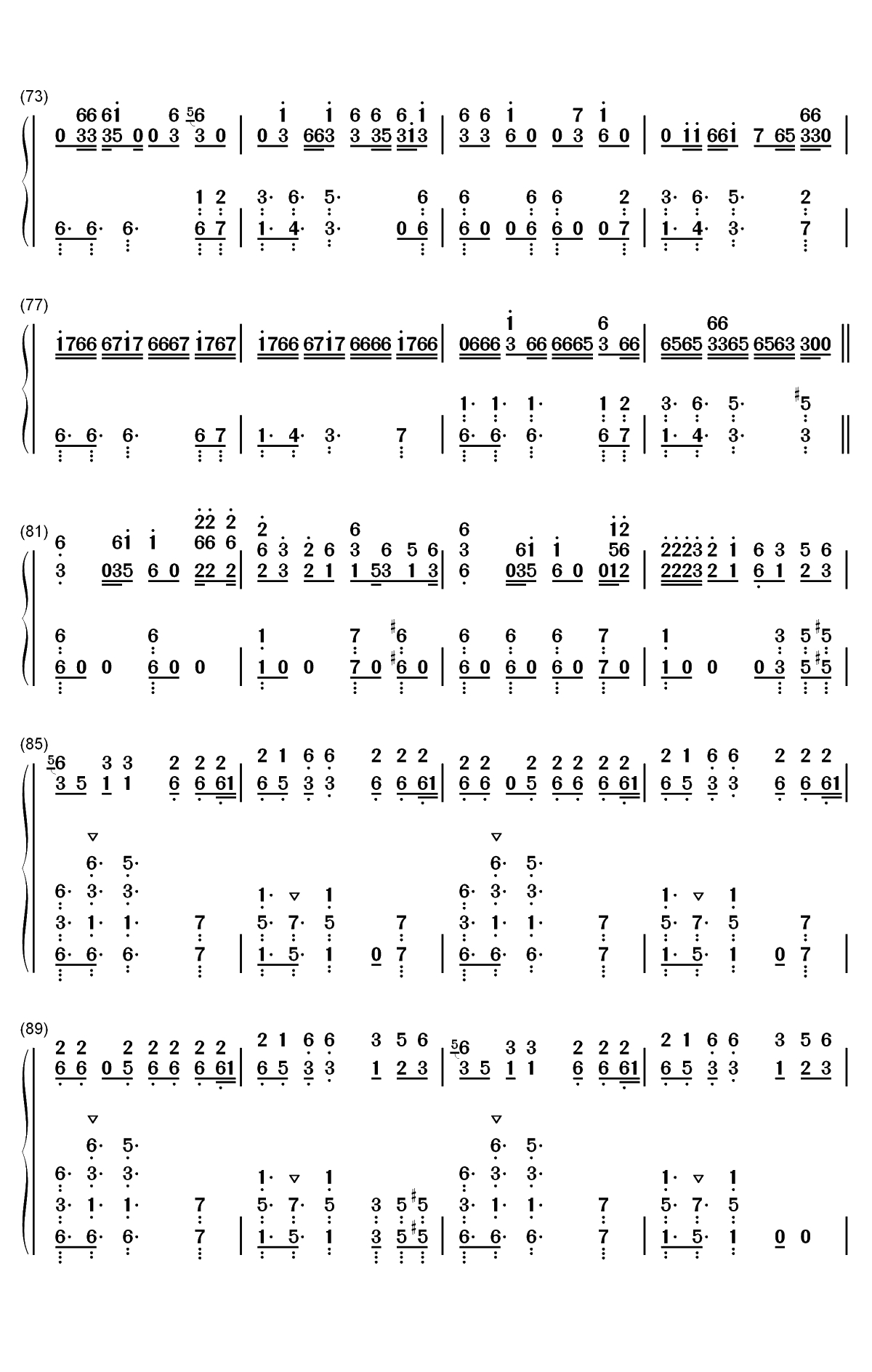 South of the Border-Ed Sheeran双手简谱预览5