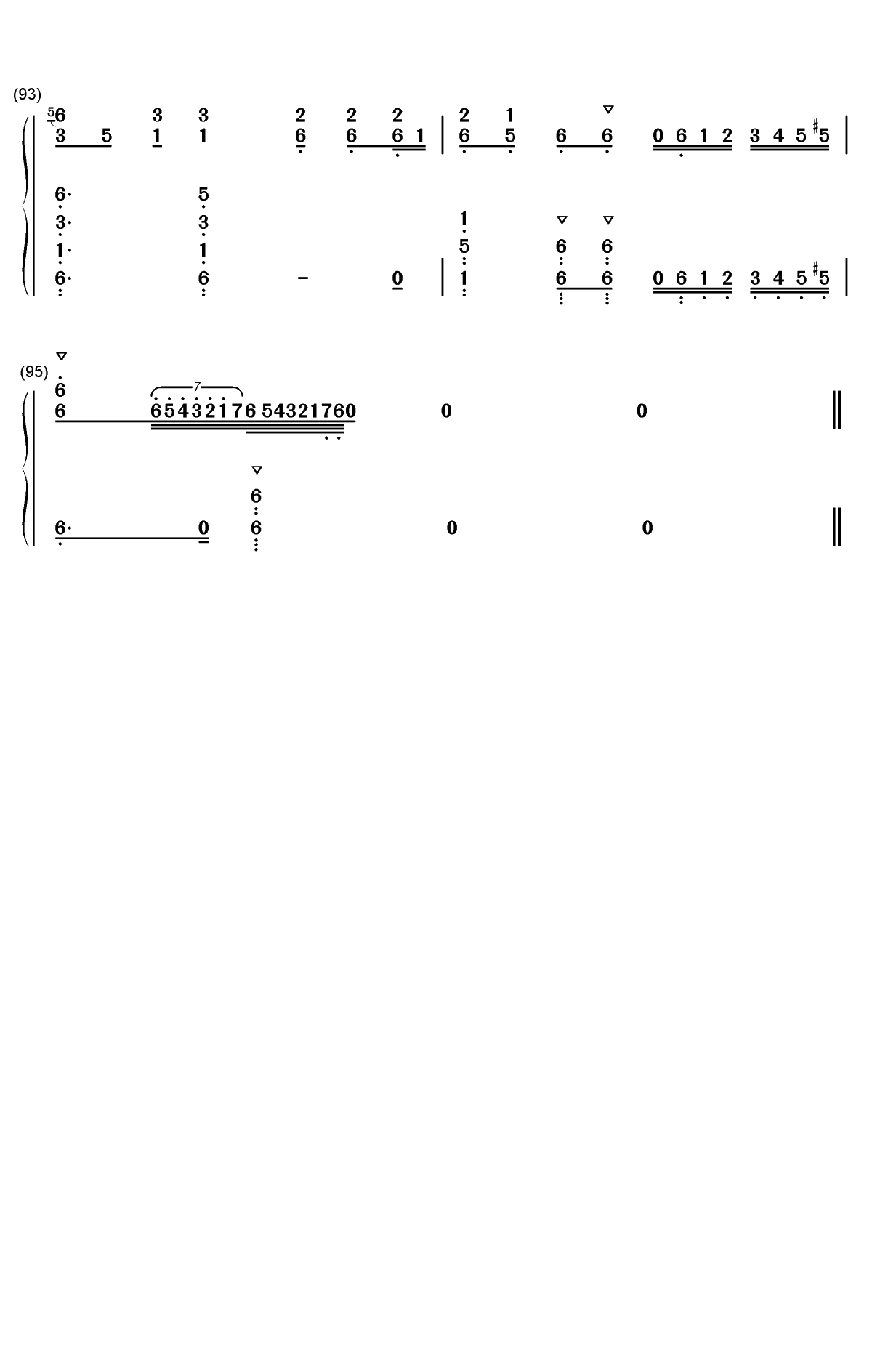 South of the Border-Ed Sheeran双手简谱预览6