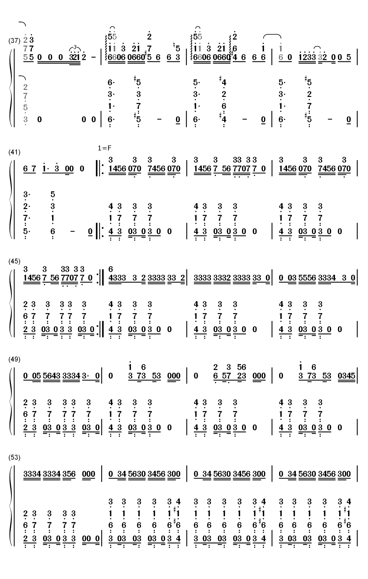 Chicken Noodle Soup-J-Hope双手简谱预览3