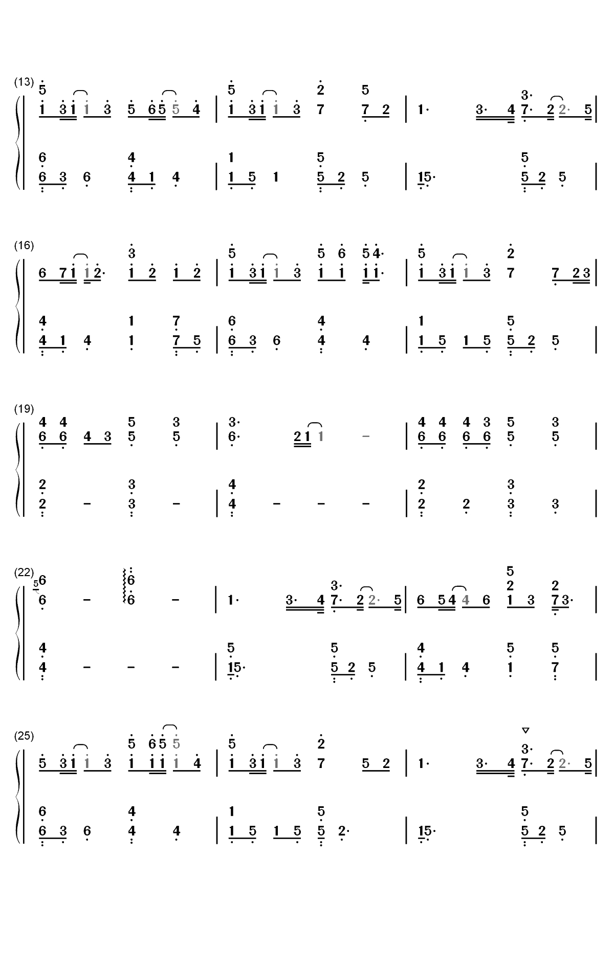 与火星的孩子对话-华晨宇携手歌迷默契唱作双手简谱预览2