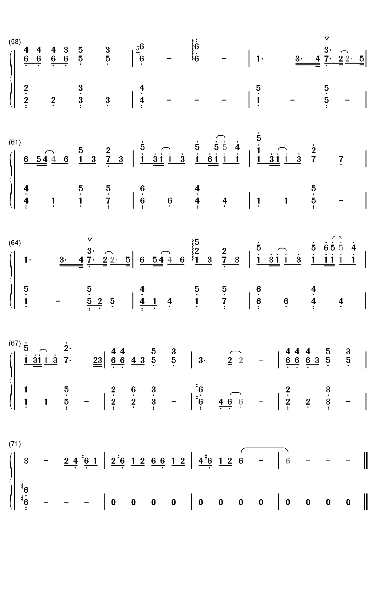 与火星的孩子对话-华晨宇携手歌迷默契唱作双手简谱预览5