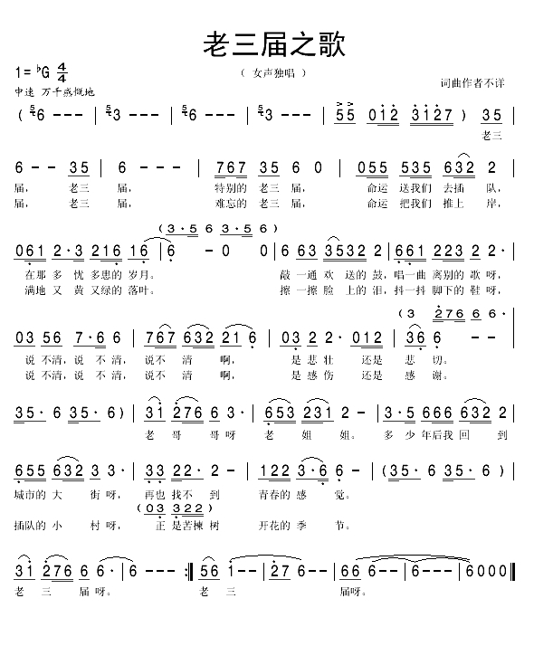 老三届之歌(1)_原文件名：老三届之歌1.gif