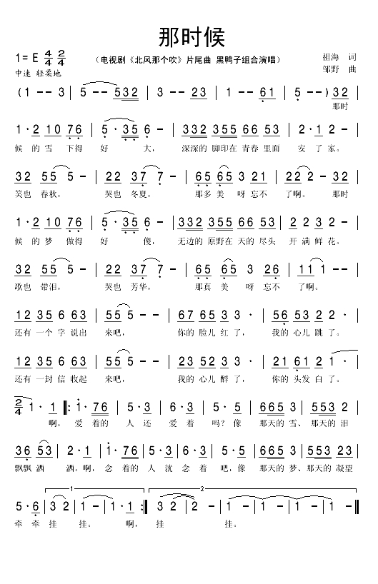 那时候（电视剧《北风那个吹》片尾曲）(1)_原文件名：那时候1.gif