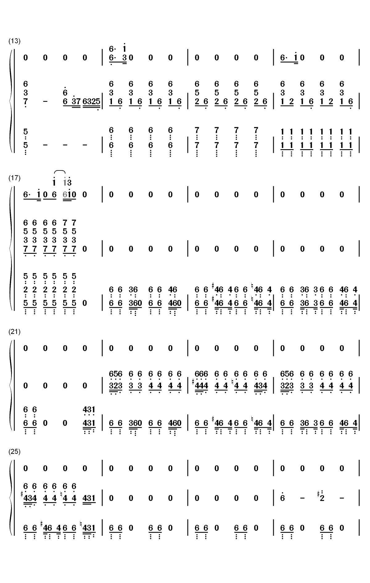 Right Hand Man-汉密尔顿OST双手简谱预览2