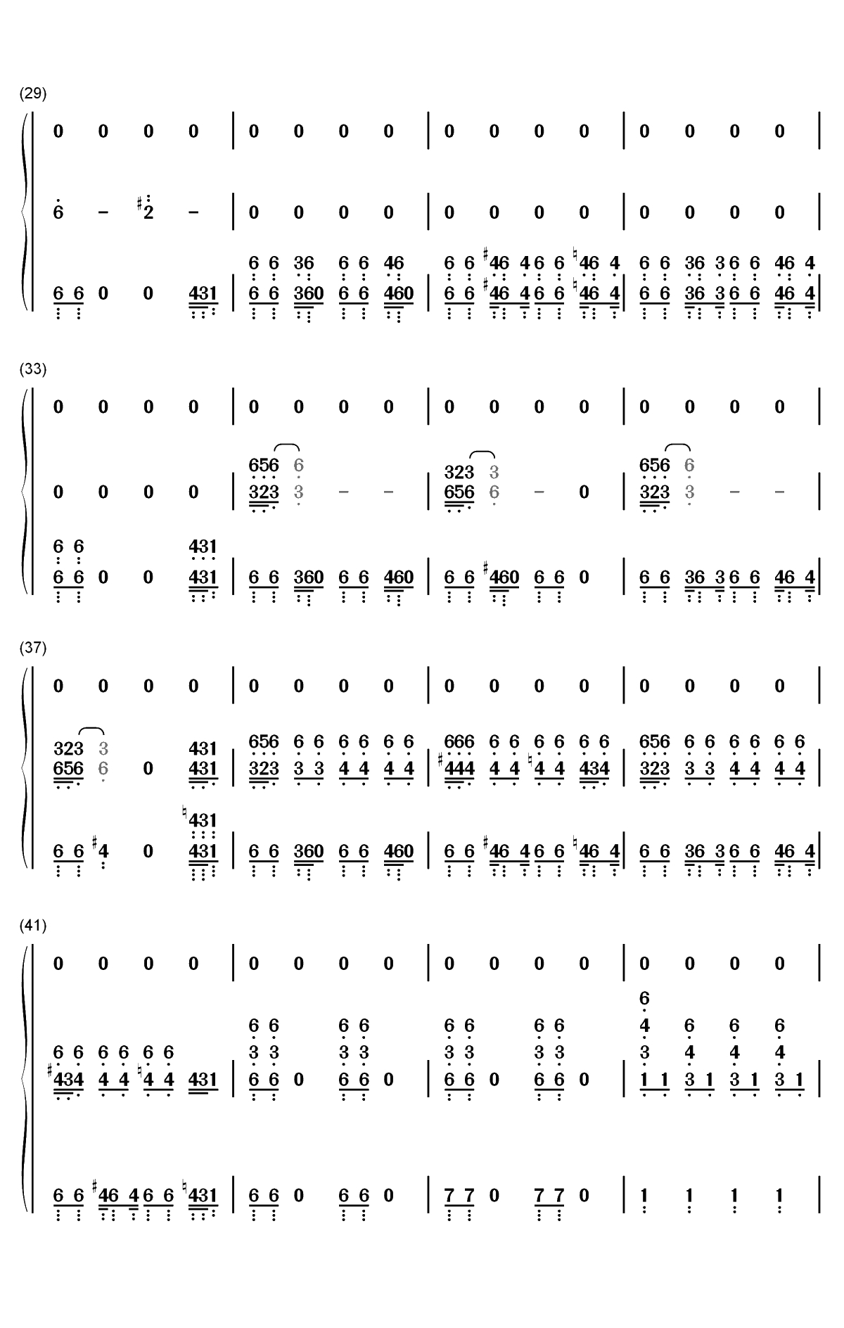 Right Hand Man-汉密尔顿OST双手简谱预览3