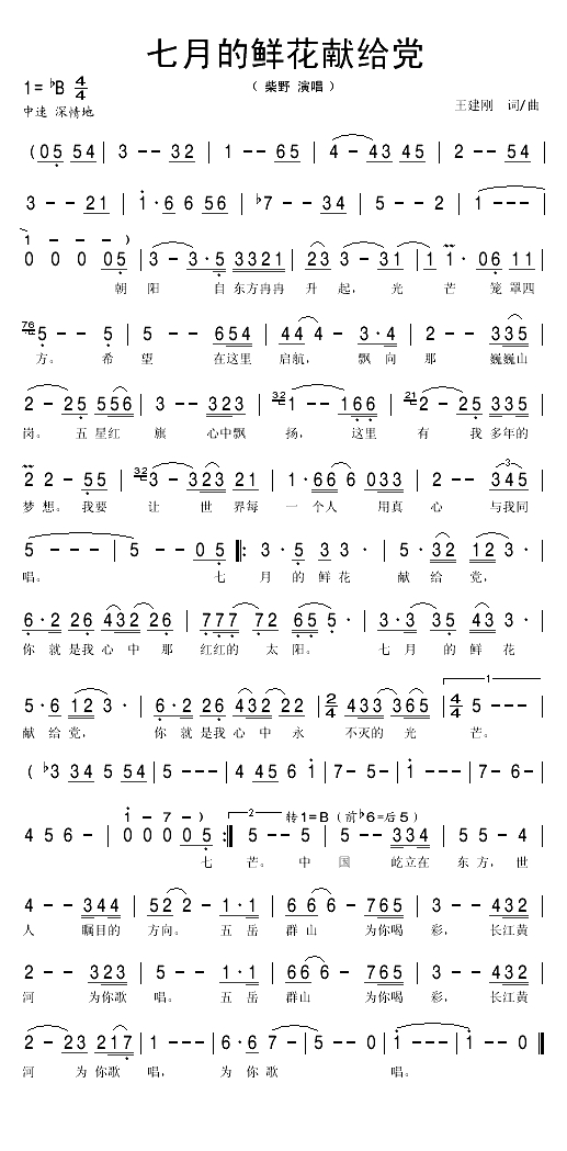 七月的鲜花献给党（王建刚词曲）(1)_原文件名：七月的鲜花献给党1.gif