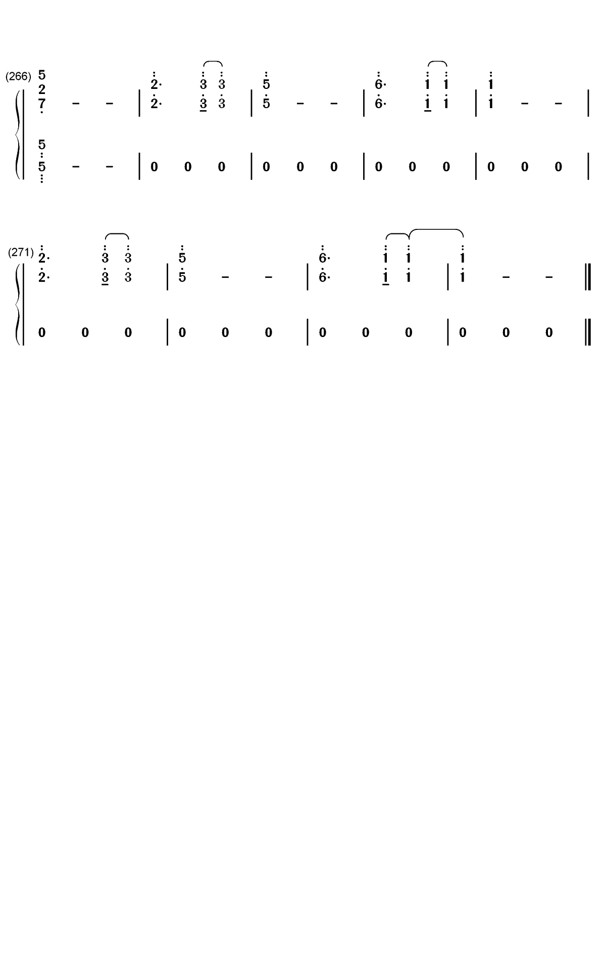 Unlasting-刀剑神域 Alicization War of Underworld ED双手简谱预览12