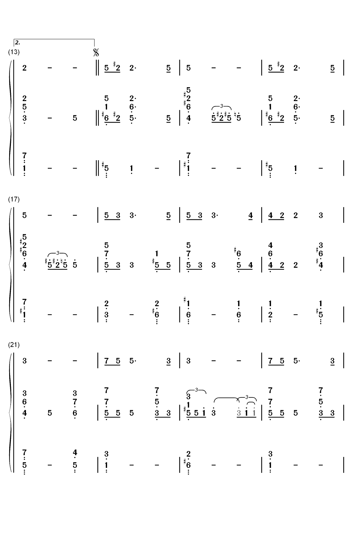 Christmas Time Is Here-查理布朗的圣诞节OST双手简谱预览2