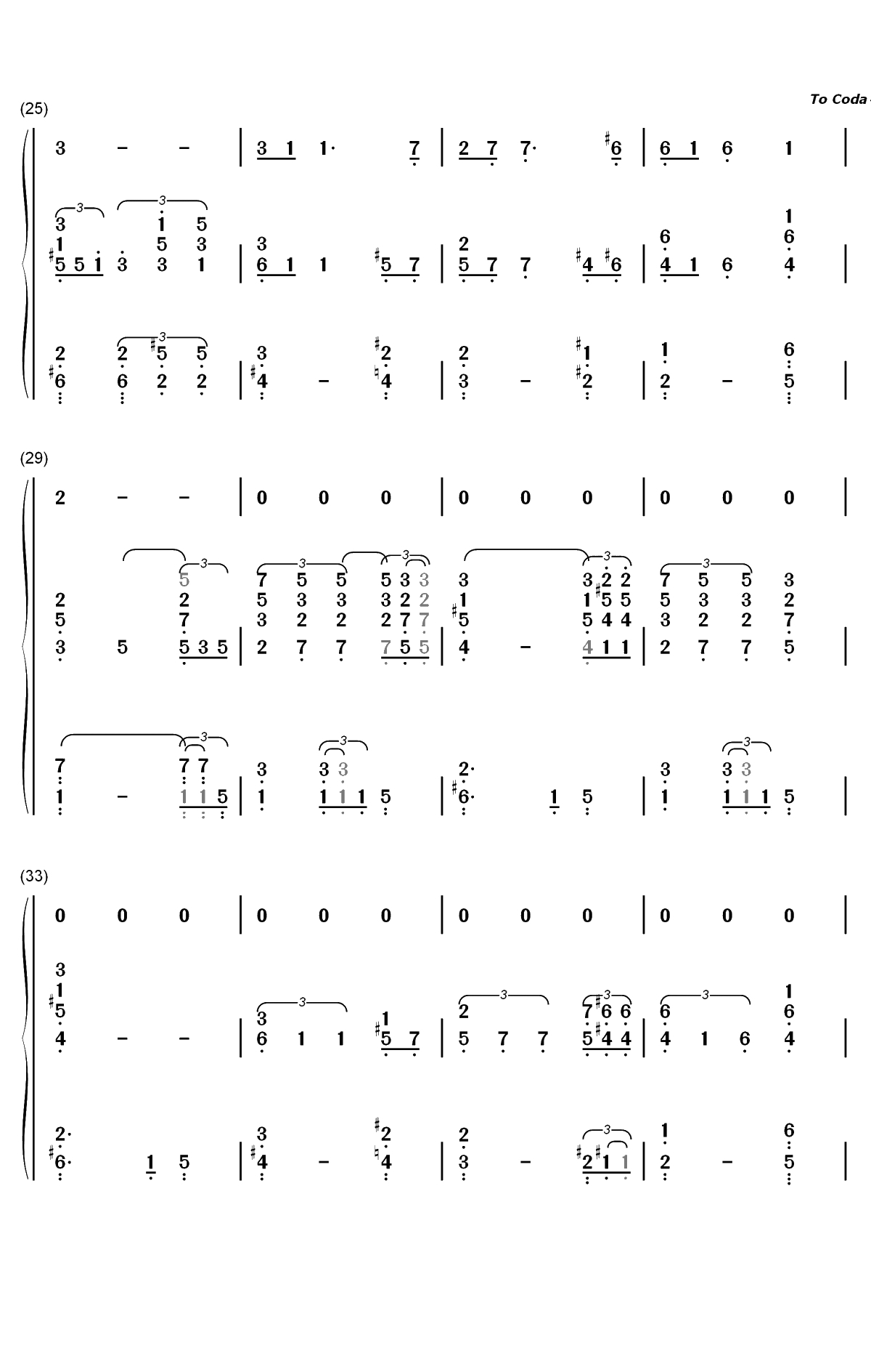 Christmas Time Is Here-查理布朗的圣诞节OST双手简谱预览3