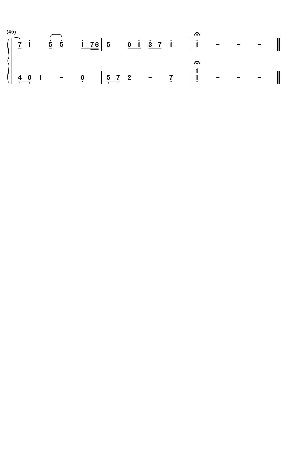 Empty Space-James Arthur双手简谱预览3