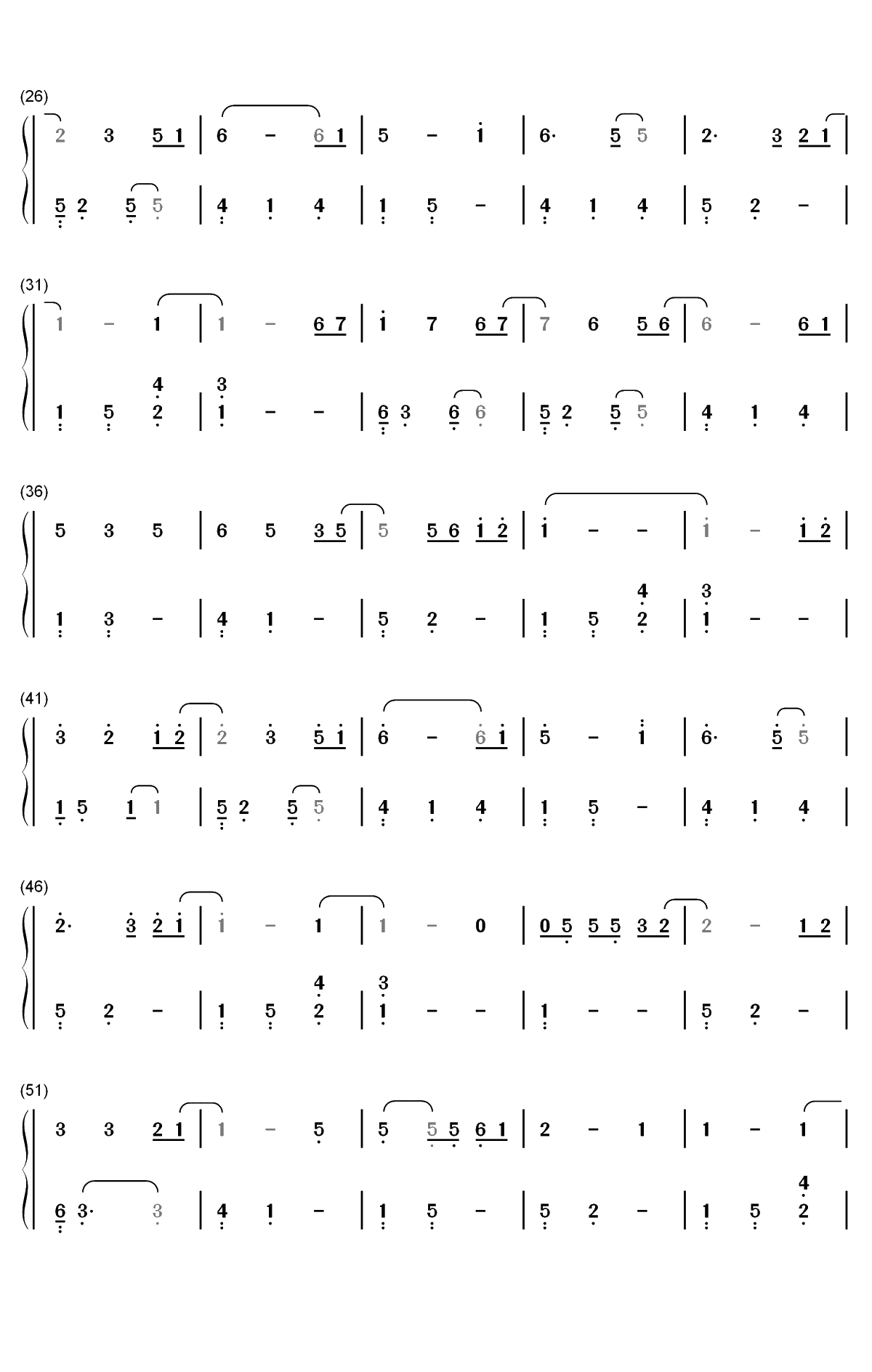 Down by the Sally Gardens钢琴简谱-数字双手-David Nevue2