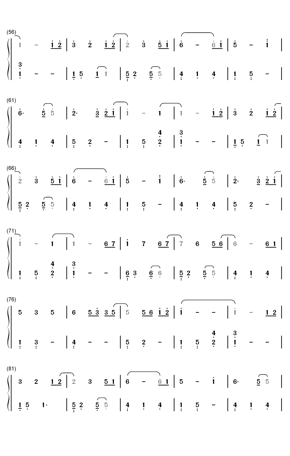 Down by the Sally Gardens钢琴简谱-数字双手-David Nevue3