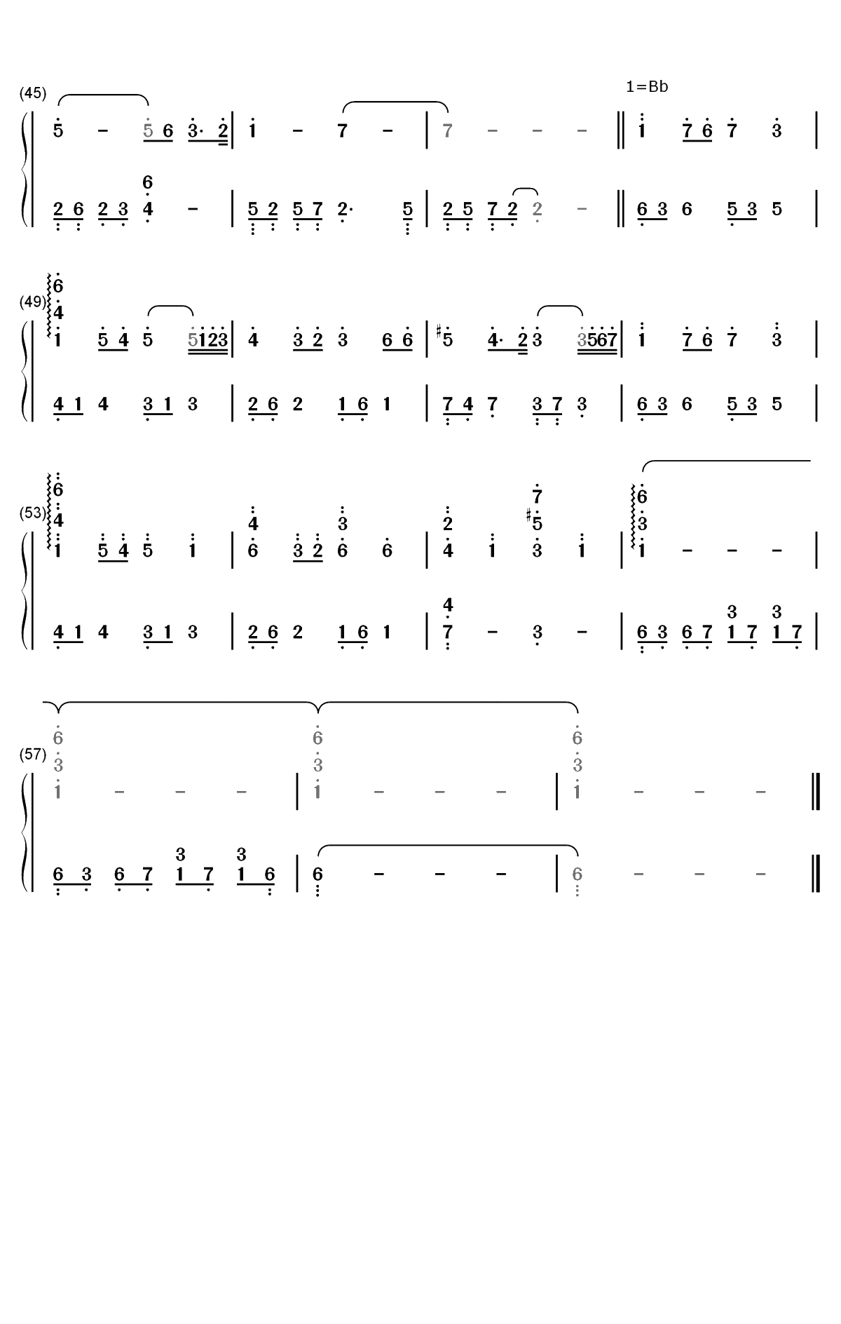 Remember-The Daydream双手简谱预览3