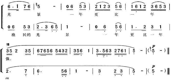 洪湖水，浪打浪简谱(歌词)-王玉珍/傅凌演唱-谱友布林夏丹上传2