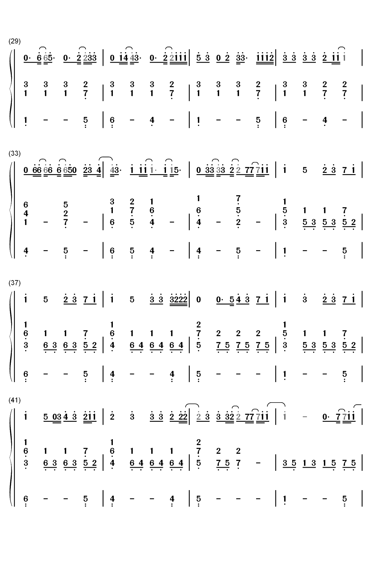 What Am I-Why Dont We双手简谱预览3