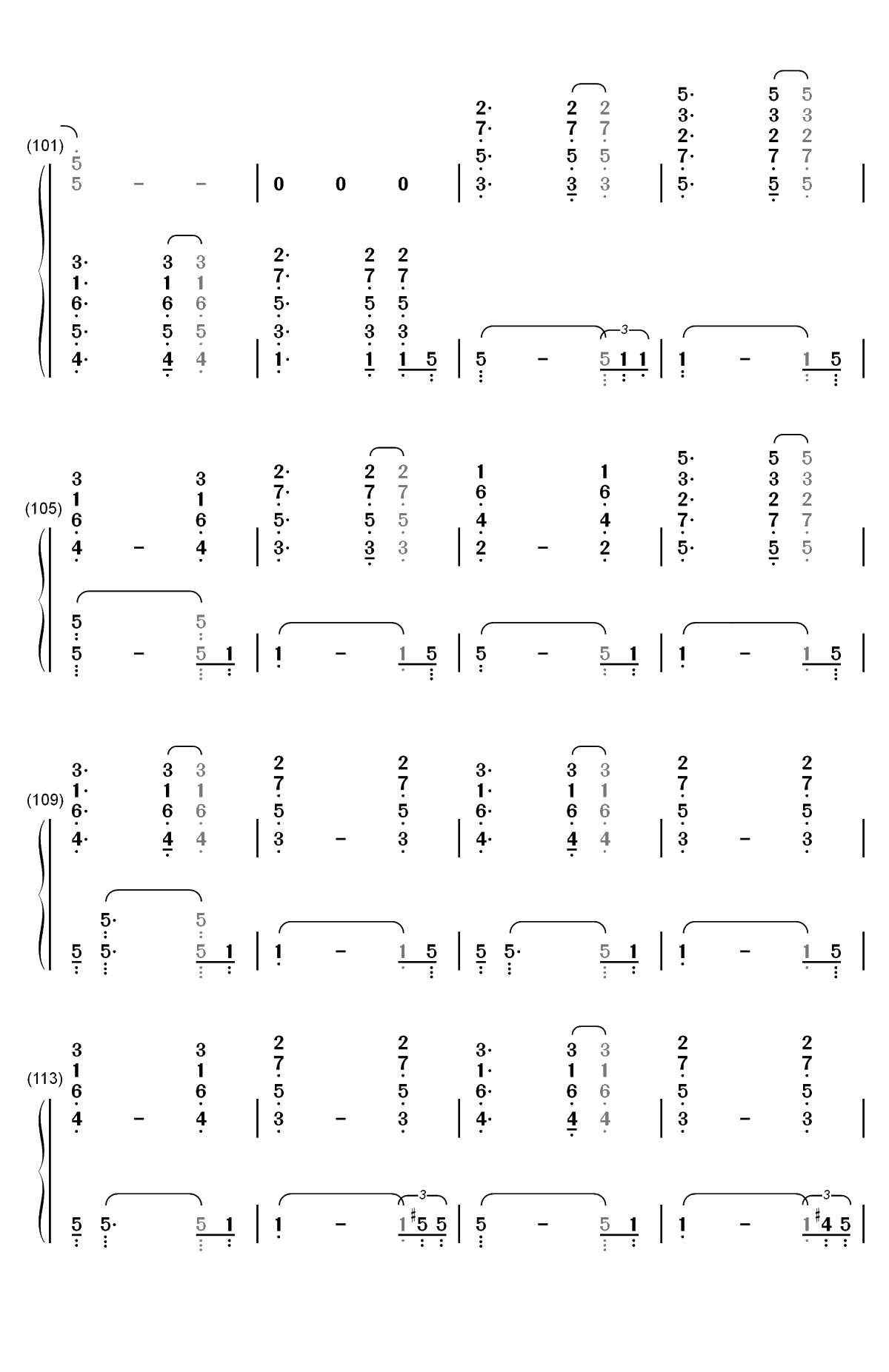 Great Pumpkin Waltz-Vince Guaraldi双手简谱预览7