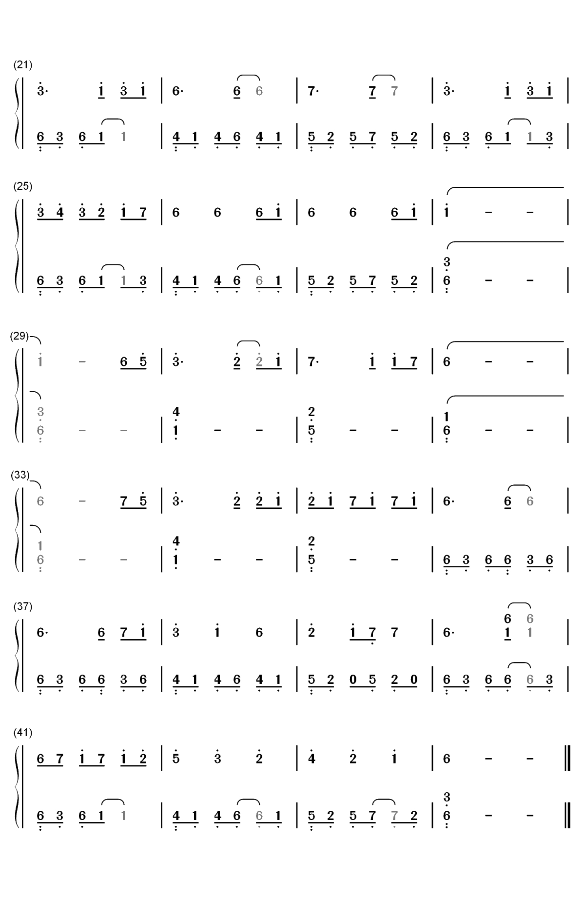Ascended Vibrations双手简谱预览2