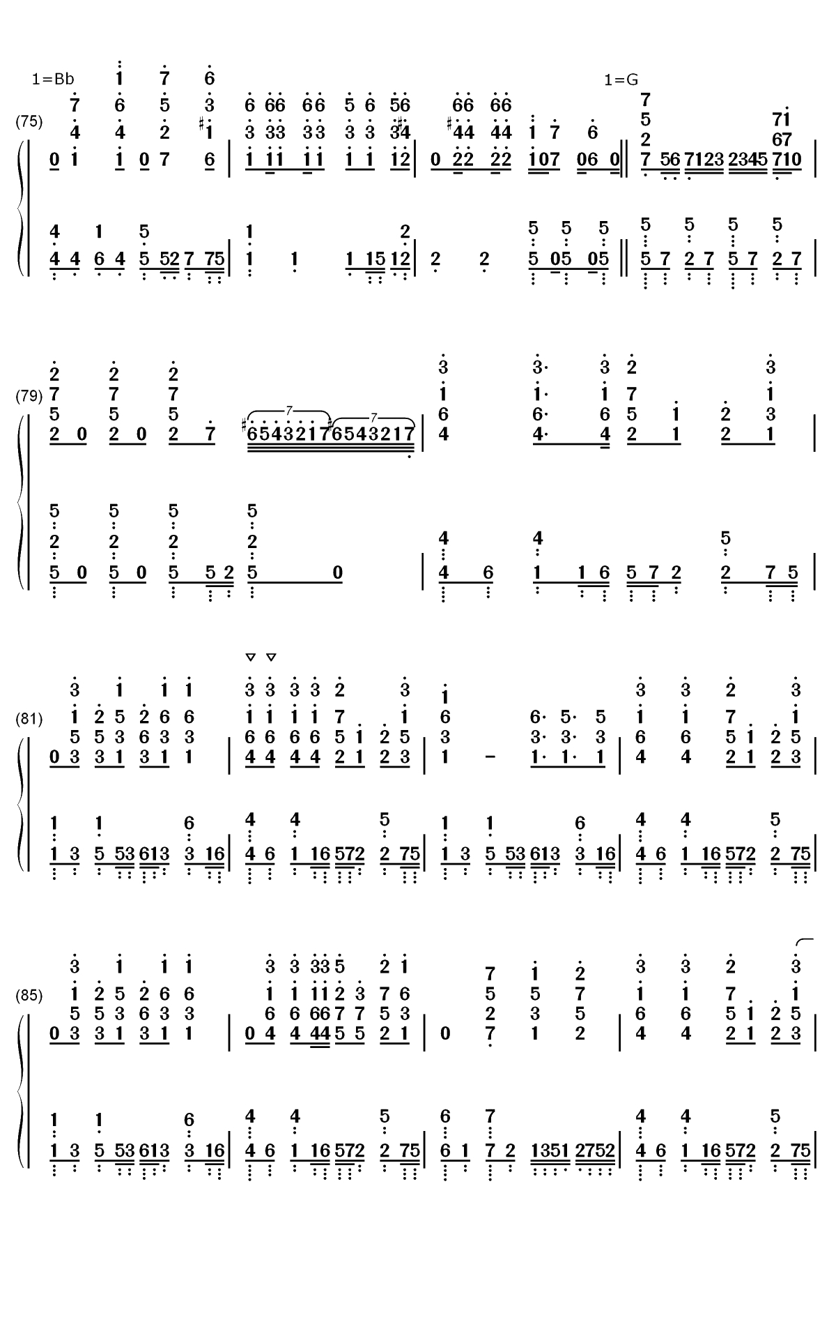 スマイルスキル=スキスキル-我不是说了能力要平均值么OP双手简谱预览6