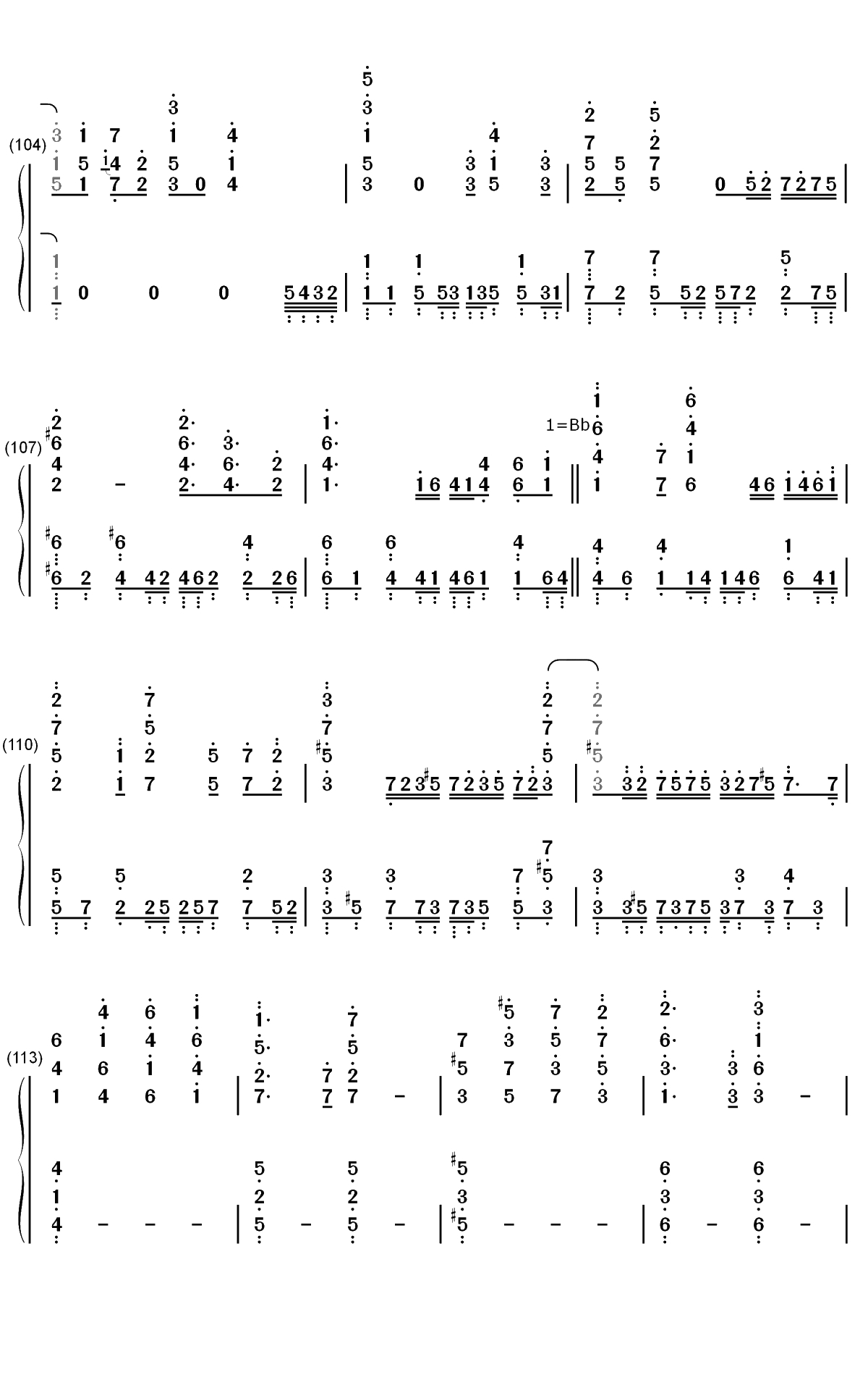 スマイルスキル=スキスキル-我不是说了能力要平均值么OP双手简谱预览8