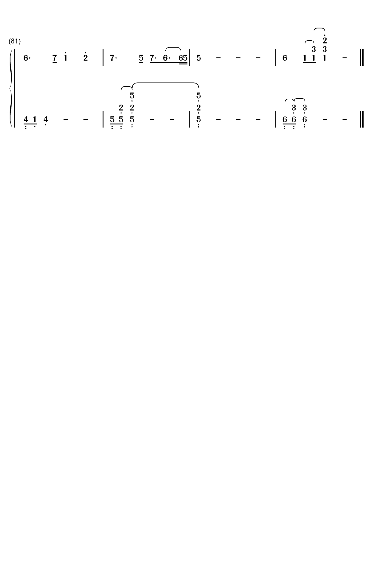 My Life is Going On-纸房子OP双手简谱预览4