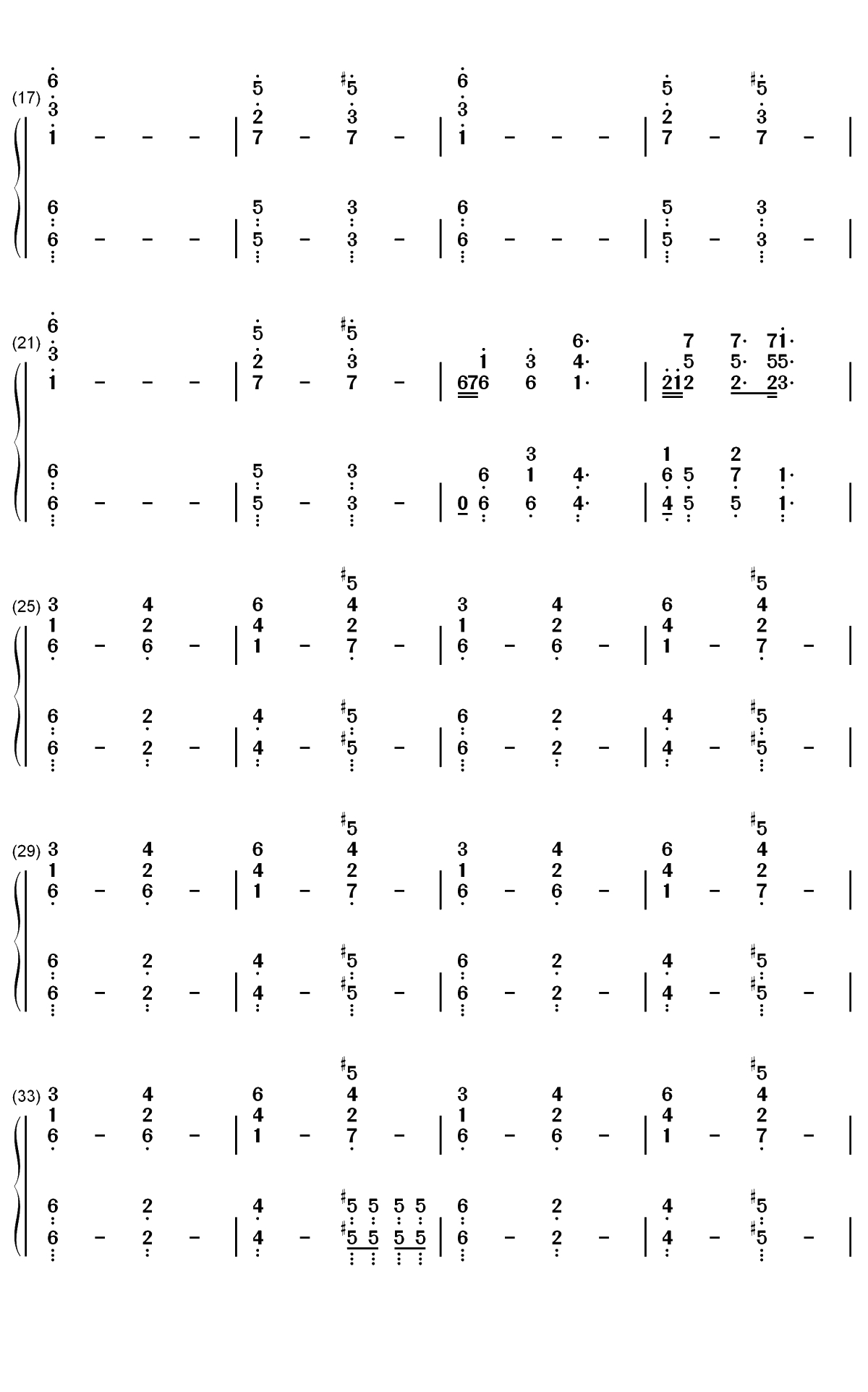 Selah钢琴简谱-数字双手-Kanye West2