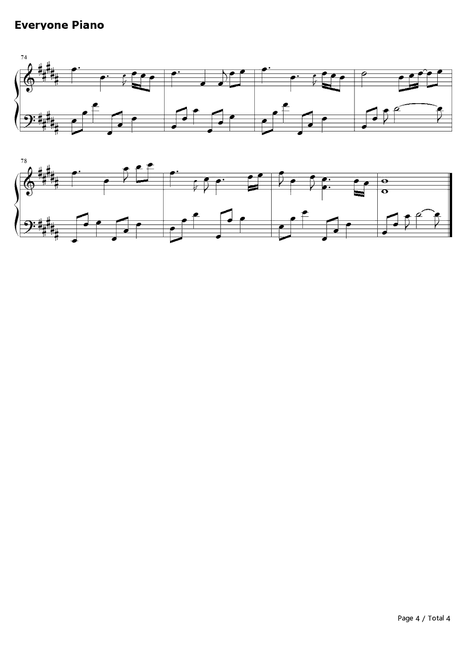 Autumn钢琴谱-July4