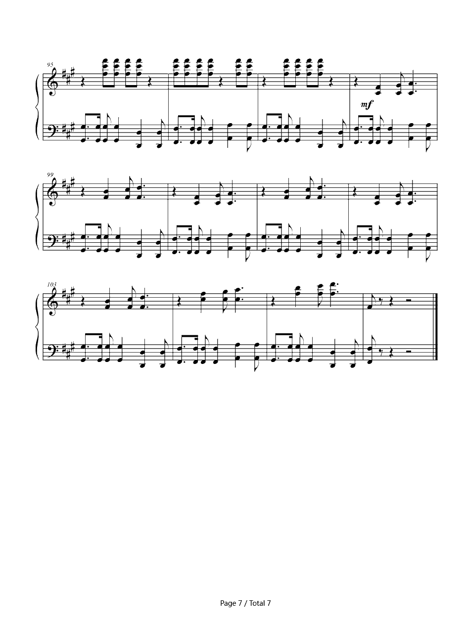 Gimme More钢琴谱-Britney Spears7