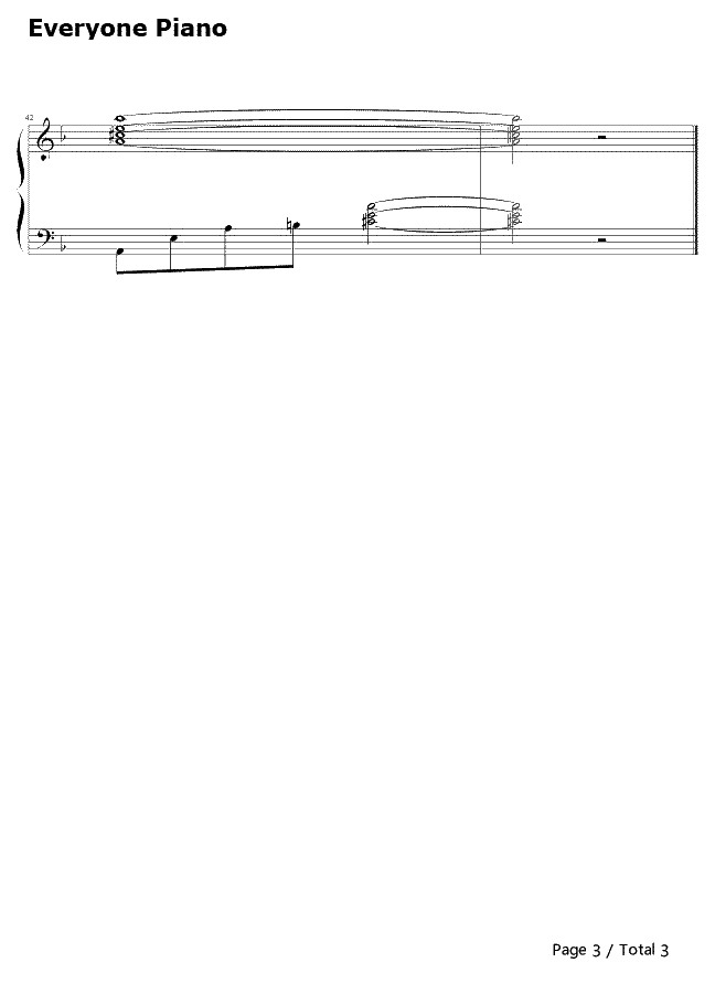 空幻的孩子钢琴谱-久石让Joe Hisaishi-Dreamy Child3