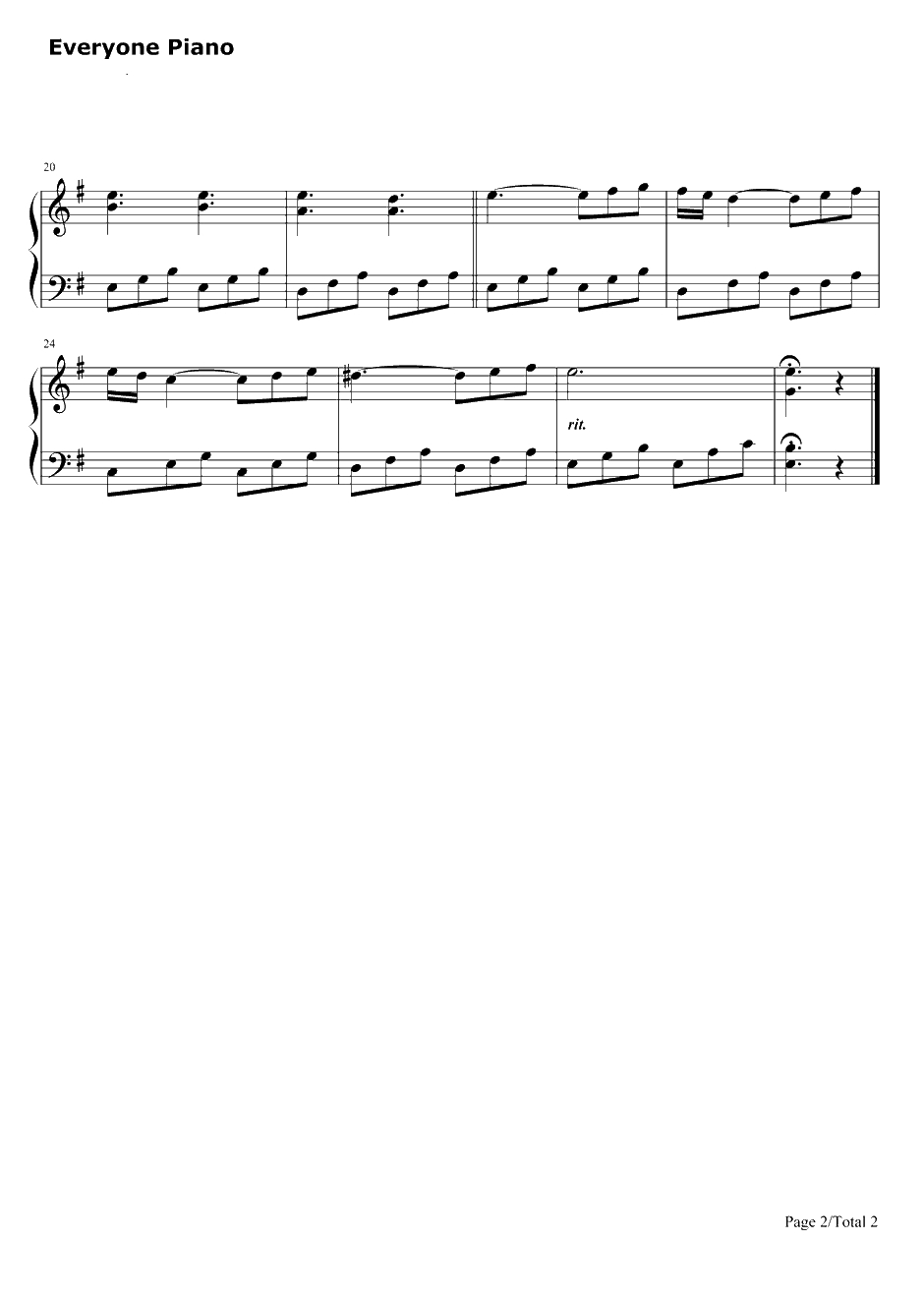 Nights in White Satin钢琴谱-The Moody Blues2