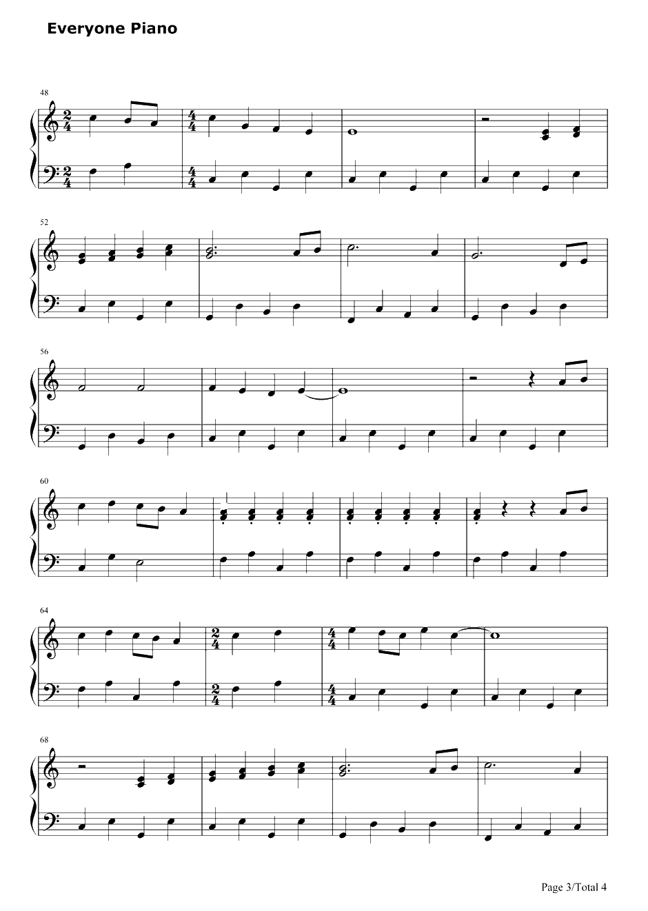 I Am Just a Girl钢琴谱-ABBA3