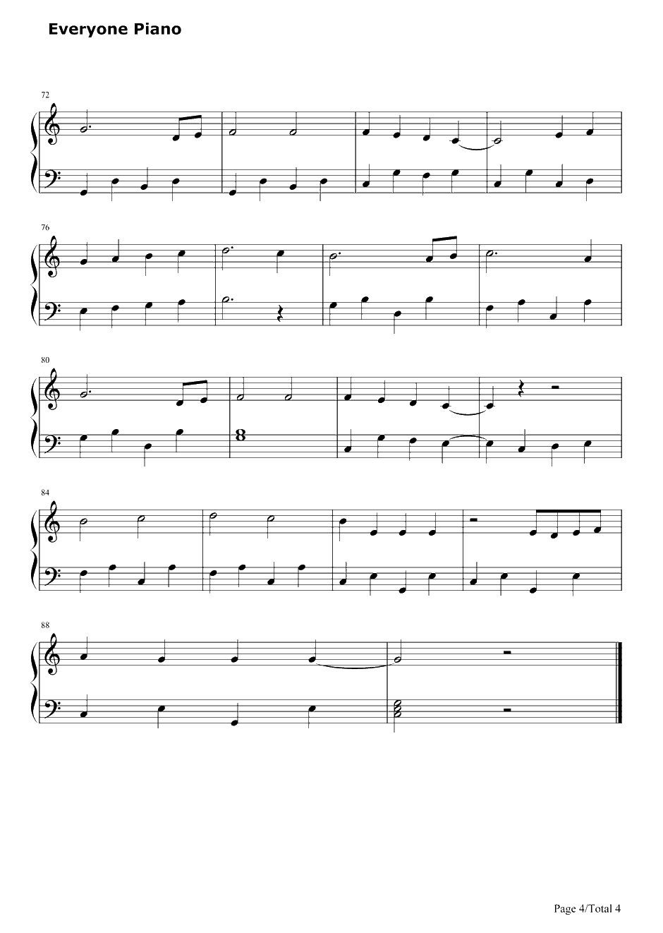 I Am Just a Girl钢琴谱-ABBA4