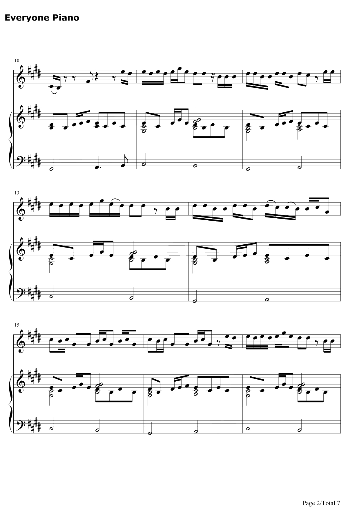 Let Me Down Slowly钢琴谱-Alec Benjamin2