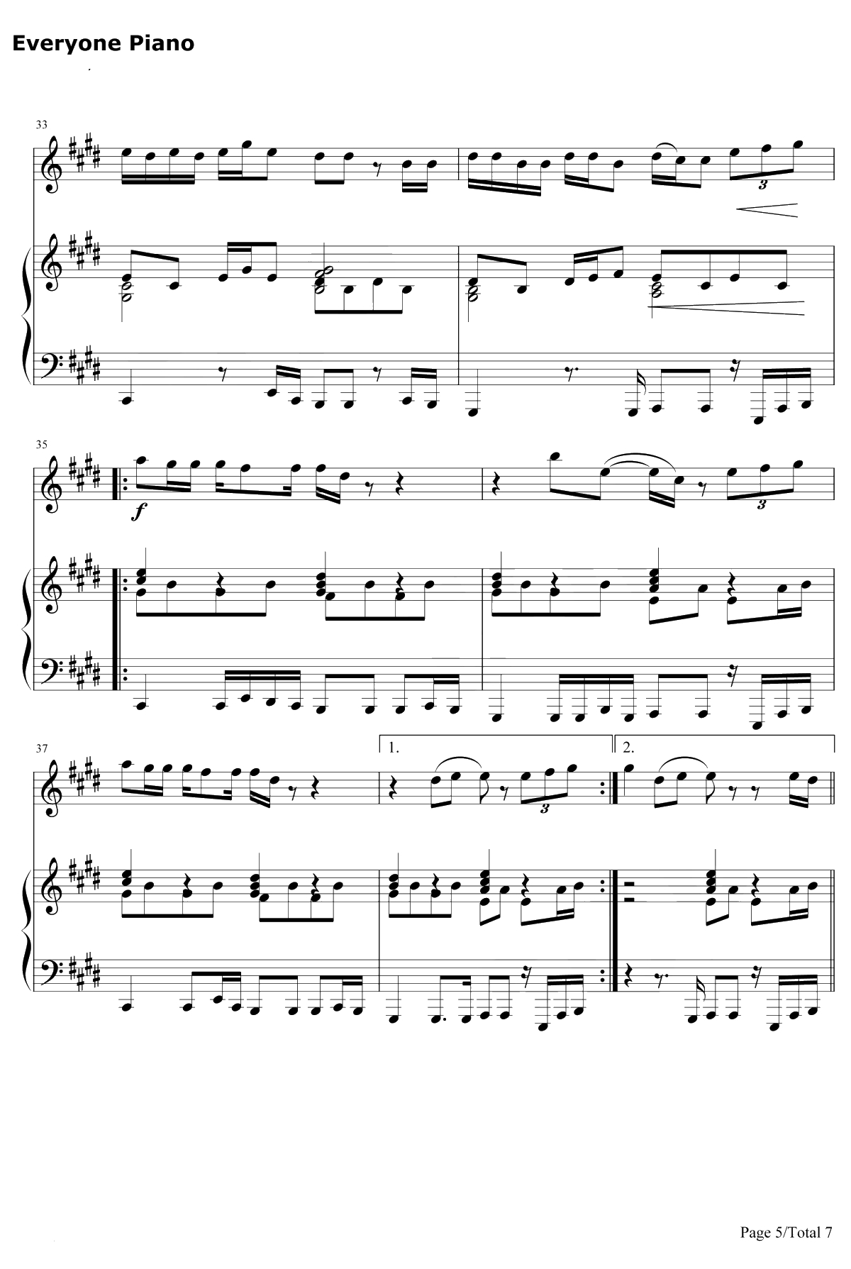 Let Me Down Slowly钢琴谱-Alec Benjamin5
