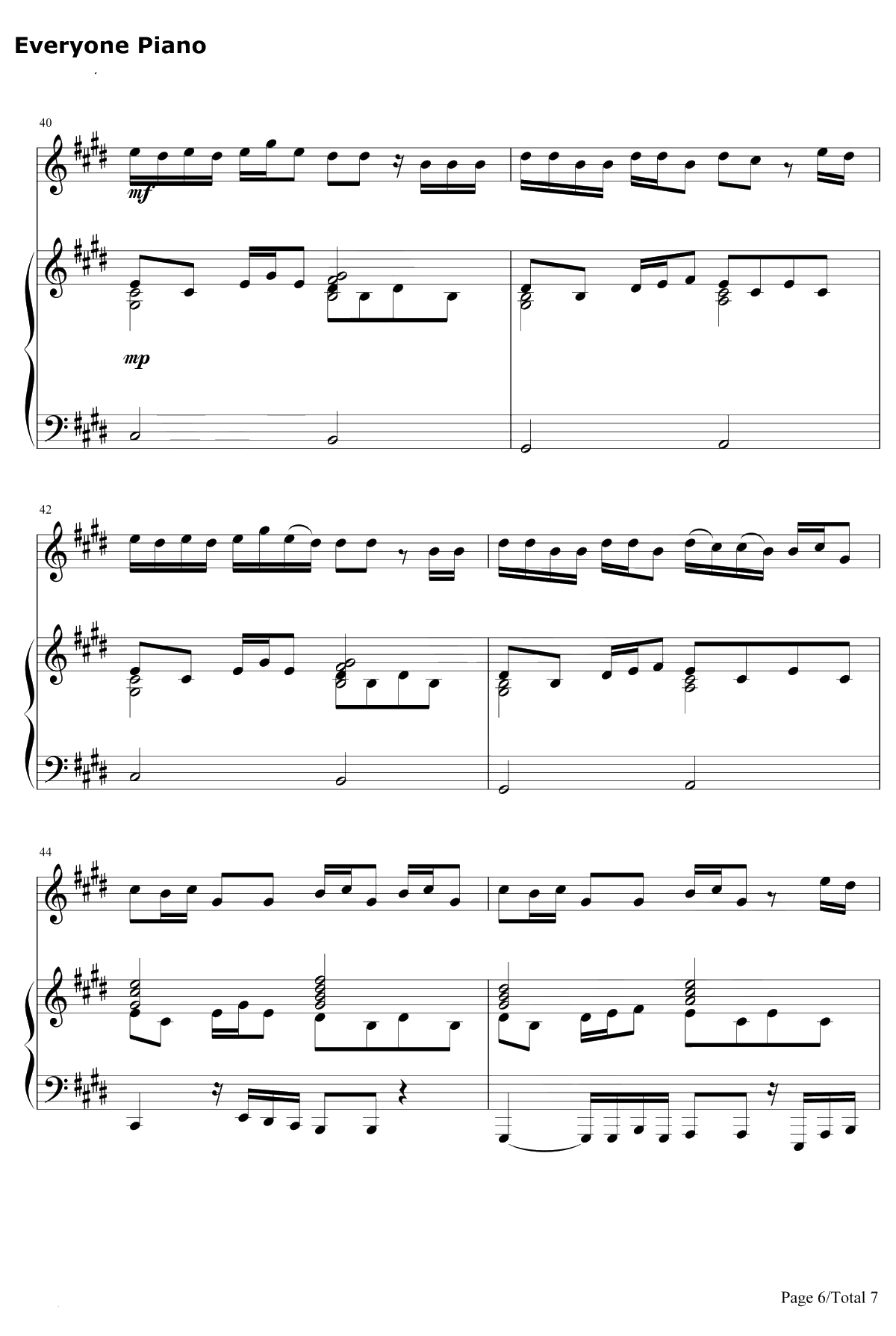 Let Me Down Slowly钢琴谱-Alec Benjamin6