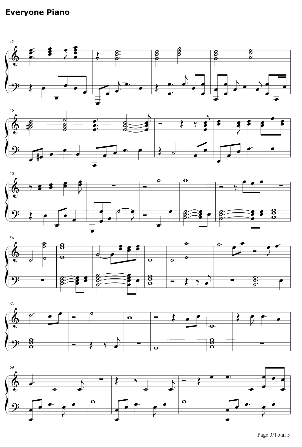 Come Out and Play钢琴谱-BillieEilish3