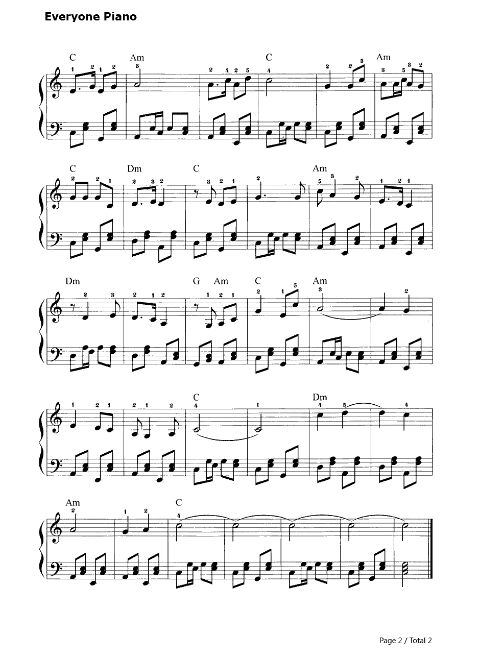 浪花里飞出欢乐的歌钢琴谱-关贵敏2