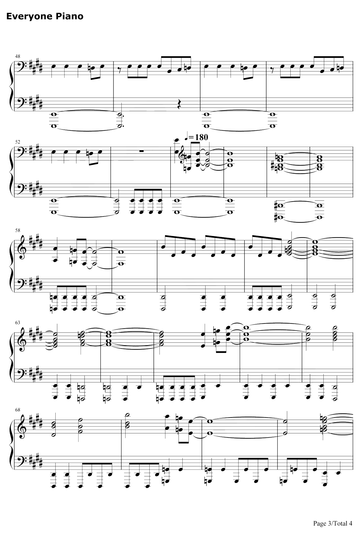 蜘蛛侠英雄远征官方预告片音乐钢琴谱-MichaelGiacchino3