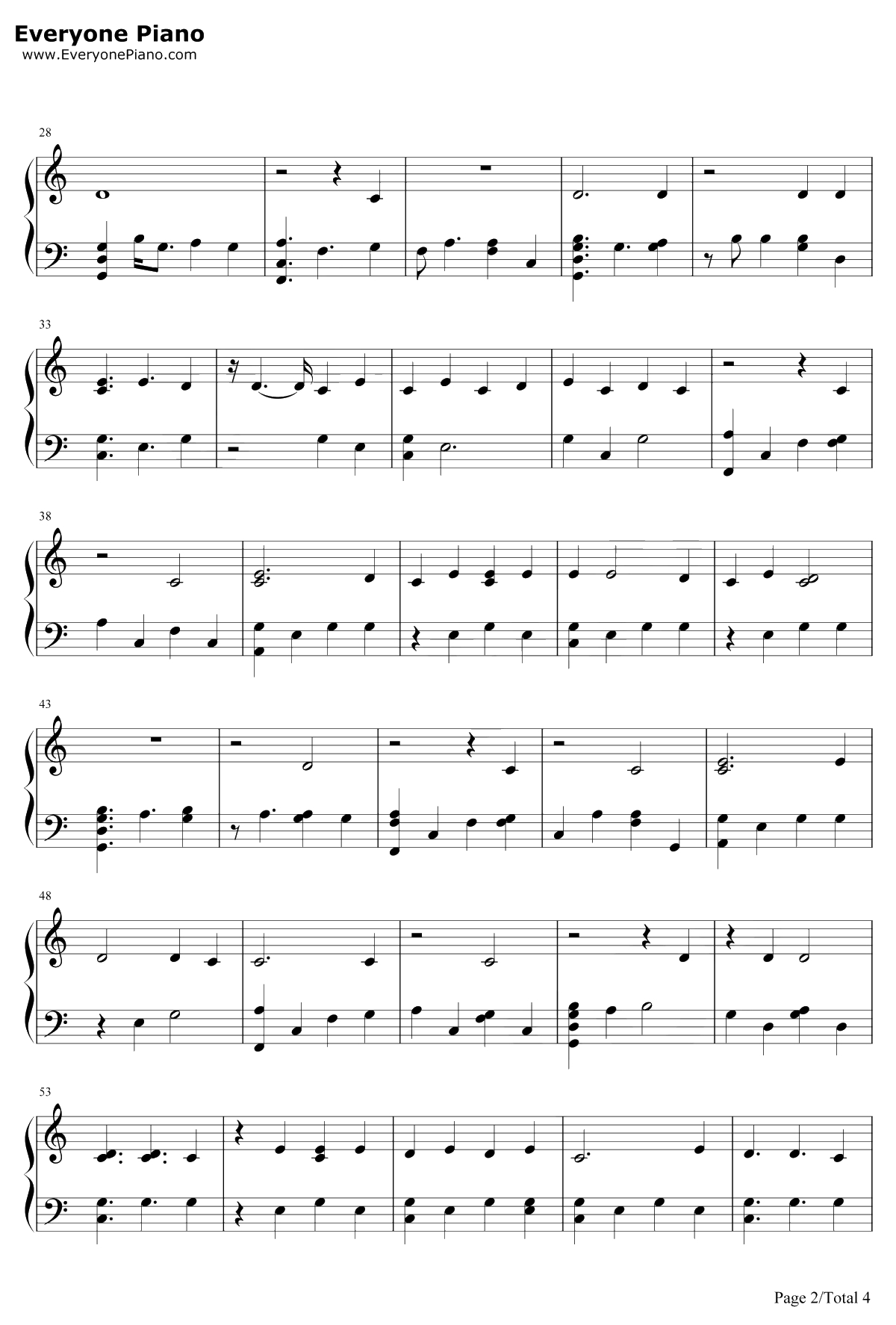 You Make It Feel Like Christmas钢琴谱-GwenStefani2